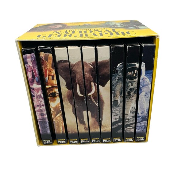 The Complete National Geographic 109 Years Magazine on CD-ROM Boxed Set UNTESTED - Picture 1 of 5